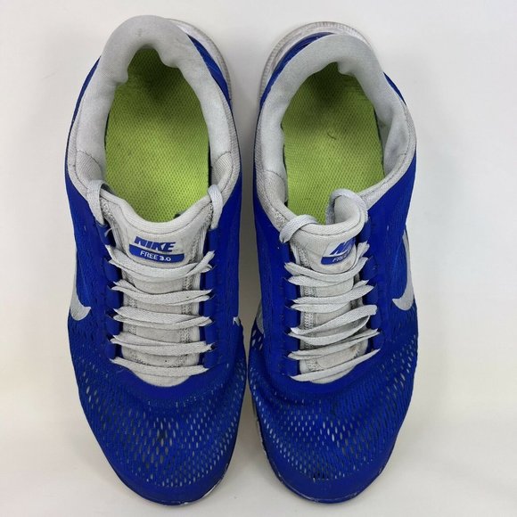 Nike Free 3.0 V5 Blue Running Shoes Men’s Size 11.5 - Picture 7 of 9
